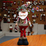 1/2/3pcs Creative Elk Santa Snowman Doll, Christmas Decorations, Happy Christmas Tree Decoration, Family Table Decoration for 2025 New Year Navidad Gift