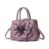 Chic Floral Tote Bag - Stylish Top Handle Satchel with Durable Construction, Spacious Purse for Womens Casual Everyday Wear