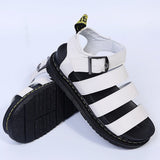 deanwangkt - White Casual Patchwork Solid Color Round Comfortable Out Door Shoes