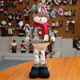 1/2/3pcs Creative Elk Santa Snowman Doll, Christmas Decorations, Happy Christmas Tree Decoration, Family Table Decoration for 2025 New Year Navidad Gift