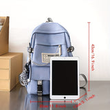 Schoolbag Female Campus Style Backpack Female Couple Backpack Everything Large Capacity Schoolbag Male