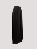 Solid Wide Leg Pants, Casual High Waist Pants, Women's Clothing