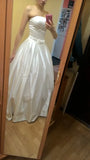 A Line Wedding Dresses Vintage Pockets Bow China Vestidos De Novia Backless Plus Size Button Bride Bridal Gowns