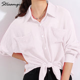 deanwangkt Beach Oversized Shirt Women Summer  Bat Sleeve Top Transparent Blouses Summer Covers Shirts For Women Beach Tops