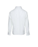 Deanwangkt - Long sleeve button down shirt with letter patch