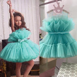 deanwangkt  Baby Clothes for Girls Toddler Kids Wedding Princess Gown Girl Elegant Birthday Dress Tulle Bridesmaid Evening Party Dresses