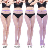 Women Tights Fishnet Stockings Fish Net Club Party Pantyhose Stocking Multicolor Tights Women Sexy Lingerie Punk Long Net Socks