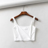 deanwangkt Hot Sale Summer Women Sexy Sleeveless Tops Fashion Short Square Collar Tank Tops 4 Colors