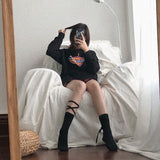 deanwangkt Japanese Reflective Stockings Bandage Lolita Socks Long Knee Socks Korea Style Women White Cotton Socks Cosplay JK Socks Cute