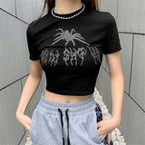 deanwangkt Women Sexy Harajuku Open Back Crop Tops Summer Ladies Bandage Lace-up Backless White Tank Tops High Street Slim Halter Tops