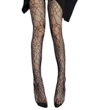 deanwangkt  Lolita Dark Gothic Tights Women Y2k Preppy Style Mall Goth Punk Spider High Waist Jk Socking Emo Alt Fishnet Stockings