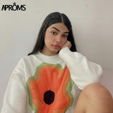 Christmas Gift Aproms Trendy Deanwangkt Jacquard Pullovers and Sweater Women Winter Knitted Warm Jumper Plus Size Female Street Style Loose Outerwear