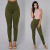 NEW HOT SALE Women Denim Skinny Jeggings Pants High Waist Stretch Jeans Pure Color Slim Pencil Trousers боди женское