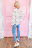 Deanwangkt - White Floral Ruffled Ruffled Floral Blouse