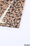 Deanwangkt - Leopard Print Long Sleeve Blouse