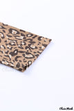 Deanwangkt - Leopard Print Long Sleeve Blouse