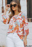 Deanwangkt - Palettes Multicolor Floral Print Blouse