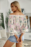 Deanwangkt - Floral off-the-shoulder blouse