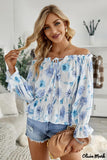 Deanwangkt - Floral off-the-shoulder blouse