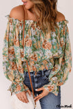 Deanwangkt - Floral off-the-shoulder blouse