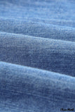 Deanwangkt - Buttoned denim shirt with turn-down collar and long sleeves