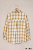 Deanwangkt - Turn-down Collar Button-Up Plaid Shirt