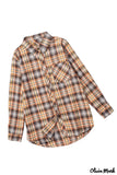 Deanwangkt - Plaid Button-Up Long Sleeve Shirt