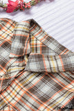 Deanwangkt - Plaid Button-Up Long Sleeve Shirt