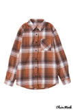 Deanwangkt - Long sleeve plaid shirt with pocket