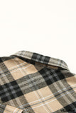 Deanwangkt - Khaki Check Button Long Sleeve Shirt