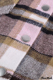 Deanwangkt - Pink Geometric Check Pocket Shirt