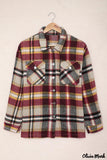 Deanwangkt - Pink Geometric Check Pocket Shirt