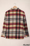 Deanwangkt - Pink Geometric Check Pocket Shirt