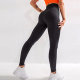 DEANWANGKT Peach Hip Female Fitness Leggings Tight Breathable Gym Yoga Sports Pants Sexy Seamless High Waist Hip Lift Yoga Pants