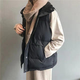 Black Friday Sales Down Jacket Female Winter Jacket Women Deanwangkt New Down Cotton Vest Short Thermal Clothing Ultralight Sleeveless Windproof Jacket