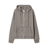 deanwangkt Sweatshirt Hoodie Oversize Hooded Cardigan Sweatshirts Gray Women Clothes Solid Zip Up Hoodies Autumn Women Tops Long Sleeves