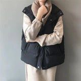 Black Friday Sales Down Jacket Female Winter Jacket Women Deanwangkt New Down Cotton Vest Short Thermal Clothing Ultralight Sleeveless Windproof Jacket