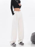 deanwangkt Summer Fashion Women Harajuku Jeans Wide Leg All-Match Loose Casual Wash Denim Pants Baggy High Street Long Trousers Tide