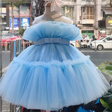 deanwangkt  Baby Clothes for Girls Toddler Kids Wedding Princess Gown Girl Elegant Birthday Dress Tulle Bridesmaid Evening Party Dresses