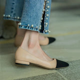 deanwangkt New In Leather Women 39 Shoes Sandals Flat Bottom Color Hollow Thick Heel Chaussure Femme Zapatos Mujer Sandalias Sapatos