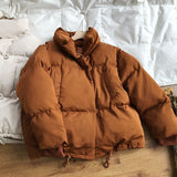 deanwangkt Autumn Winter Collection Solid Women Down Jacket Warm Thicken Stand Collar White Duck Down Parka Women's Jackets Coats