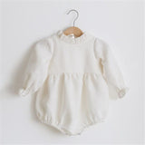 Baby Girl Clothes 0-2T Long Sleeve Romper Jumpsuits One-piece New Fashion 100% Organic Cotton Newborn Baby Girl Rompers