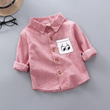 deanwangkt  Kids Shirt Clothes Spring Thin Blouses Clothing Infant Boy Plaid Cotton Tops 1 2 3 4 Years Kids Long Sleeves Shirt