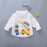 deanwangkt  Kids Shirt Clothes Spring Thin Blouses Clothing Infant Boy Plaid Cotton Tops 1 2 3 4 Years Kids Long Sleeves Shirt