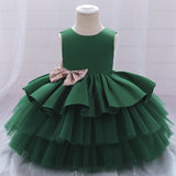 Infant Baby Girl Dresses Girl Ball Gown Tutu Princess Dress Sequin Bow Baby Girl Dress 1st Birthday Wedding Party Dress