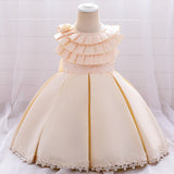 Infant Baby Girl Dresses Girl Ball Gown Tutu Princess Dress Sequin Bow Baby Girl Dress 1st Birthday Wedding Party Dress