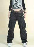 deanwangkt Free Shipping  New Arrival Fashion Hip Hop Loose Pants Jeans Baggy Cargo Pants For Women