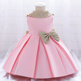 Infant Baby Girl Dresses Girl Ball Gown Tutu Princess Dress Sequin Bow Baby Girl Dress 1st Birthday Wedding Party Dress