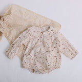 Baby Girl Rompers for 0-24M Long Sleeve Romper Jumpsuits One-piece New Fashion 100% Organic Cotton Newborn Baby Girl Clothes