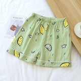 deanwangkt  Pyjamas Women 100% Cotton Short Sleeves Ladies Pajama Sets Shorts Cute Cartoon Print Japanese Simple Sleepwear Homewear Pijamas